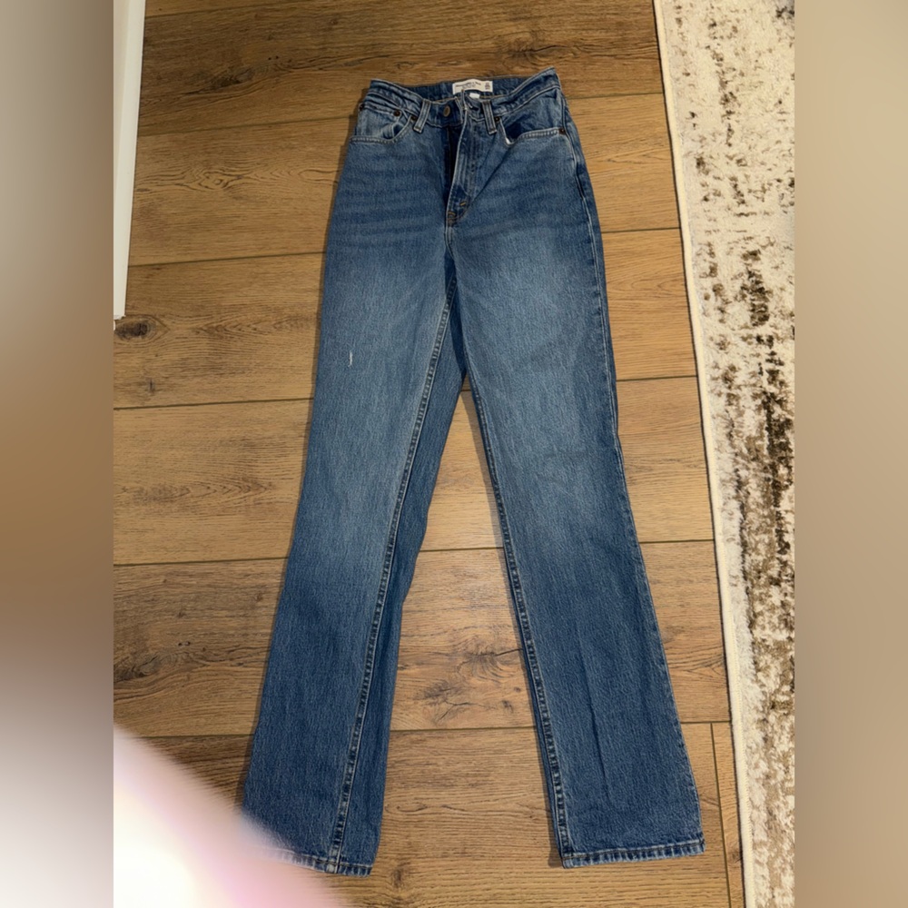 90s ultra high rise straight jean